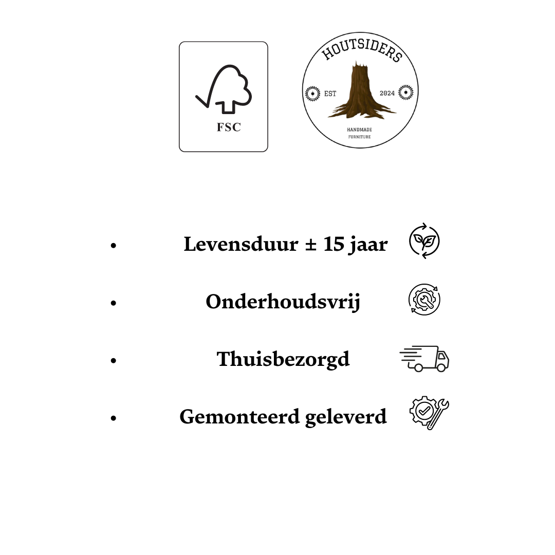 Tuin tafel Lars - Teak